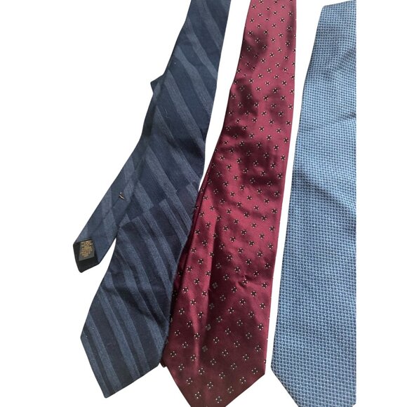 DONNA KARAN Vintage Lot of 5 Men's Neck Ties - Picture 2 of 7